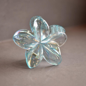 Spinka kwiat glass Blue